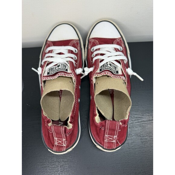 Converse Chuck Taylor All Star Shoreline slip-on sneakers Women’s 7.5 Maroon - Picture 9 of 16